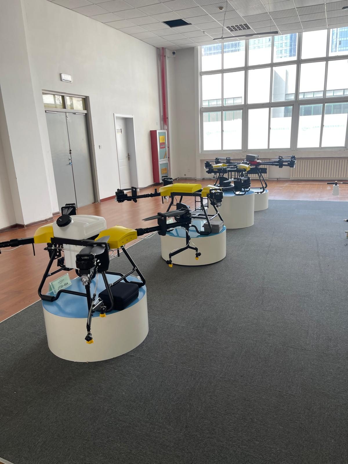 Landbouwdrones, bezocht bij fabrikant in China